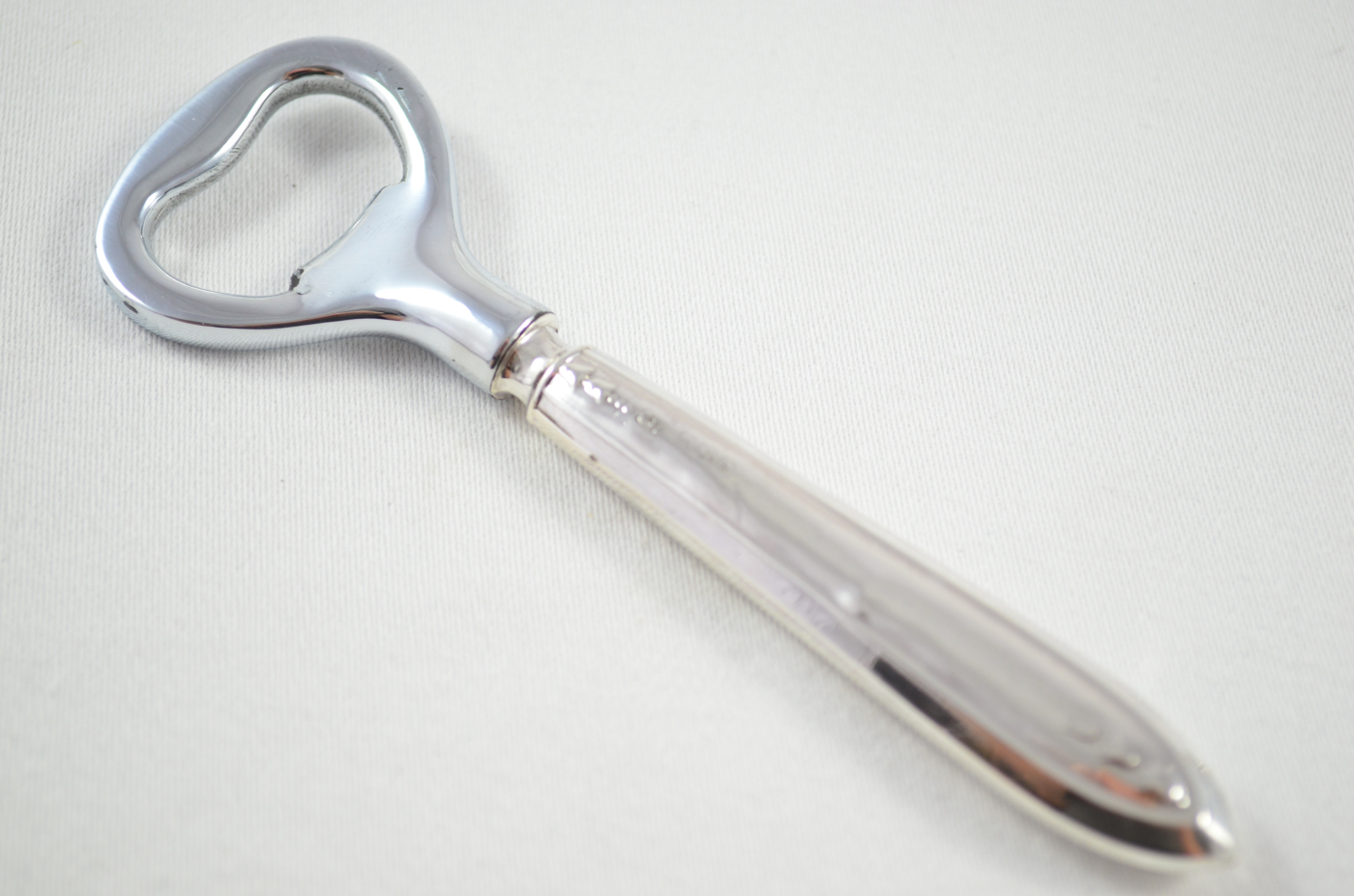 Boxed John Yates Chessington Pattern Sterling Silver Bottle Opener Sheffield 1927 - Image 2