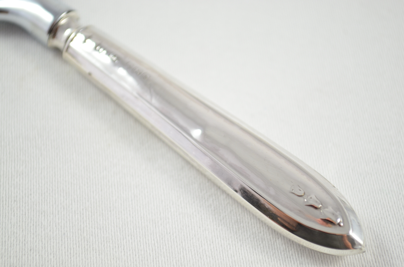 Boxed John Yates Chessington Pattern Sterling Silver Bottle Opener Sheffield 1927 - Image 3
