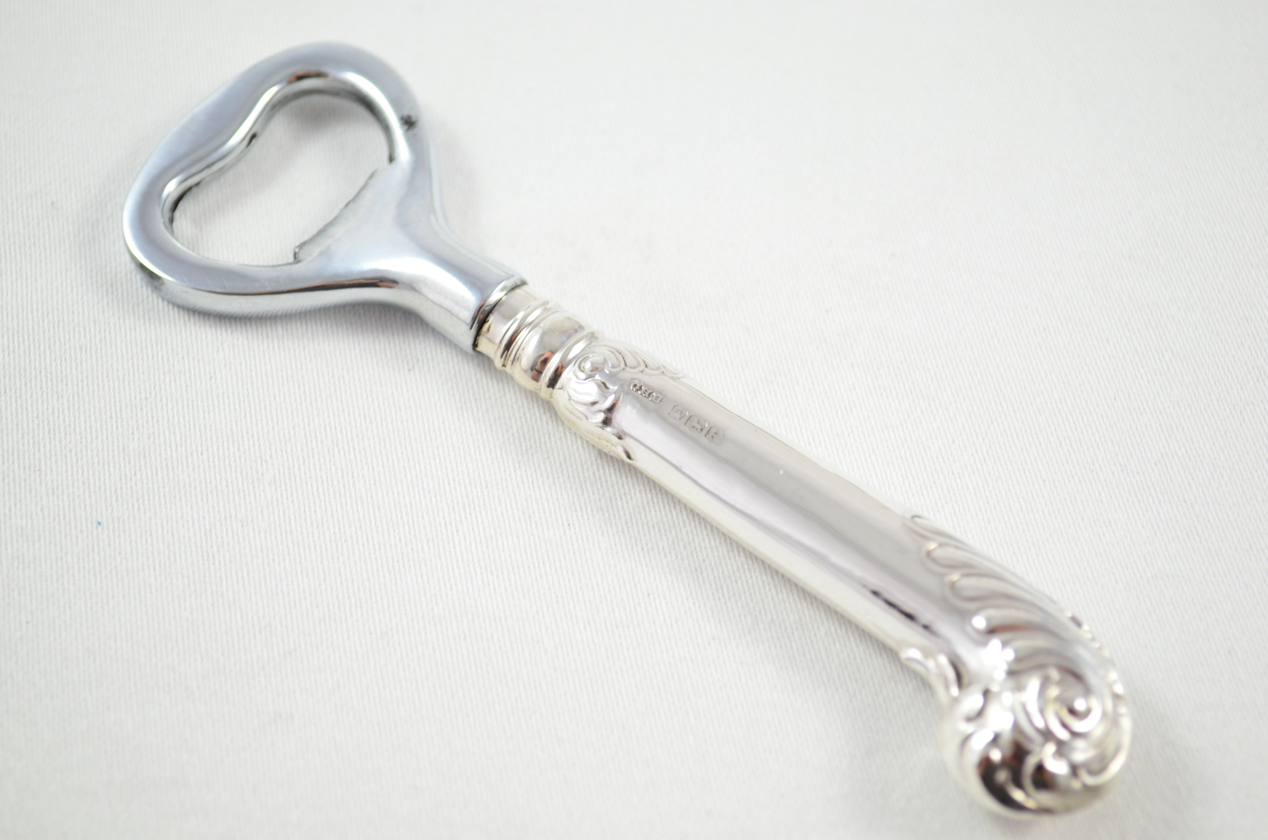 Boxed C H Beatson Fancy Pistol Sterling Silver Bottle Opener Sheffield 1922 - Image 2