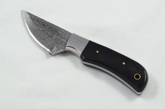 2025 Collection -  Damascus Blade Micarta Handled Hunting Skinning Bowie Knife With Leather Sheath Limited Edition 1 of 20 - Image 2