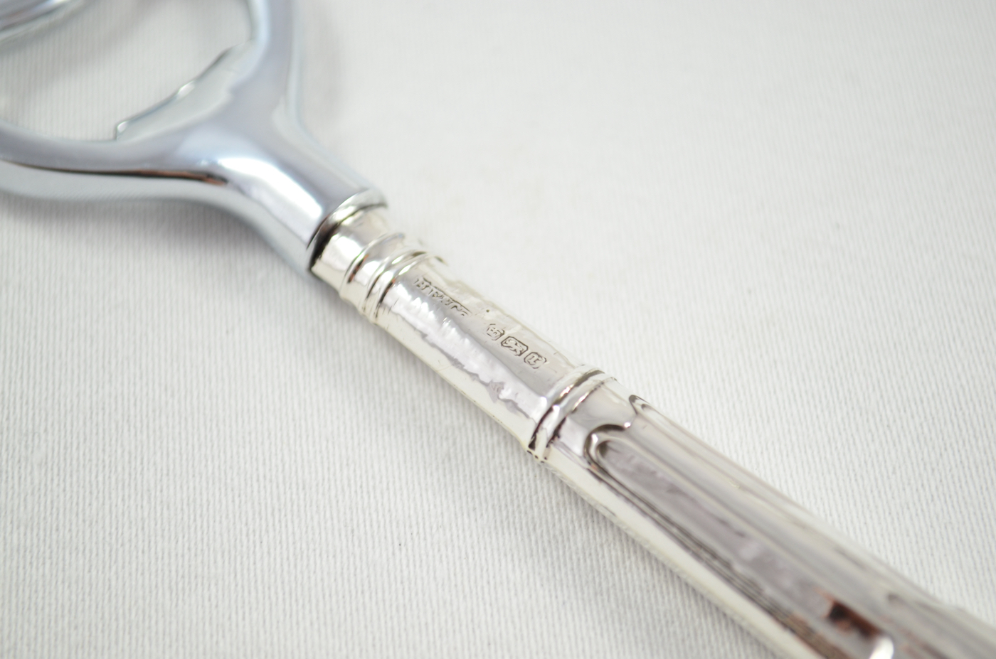 Boxed Harrison Fisher & Co Albany Pattern Sterling Silver Bottle Opener Sheffield 1900 - Image 4