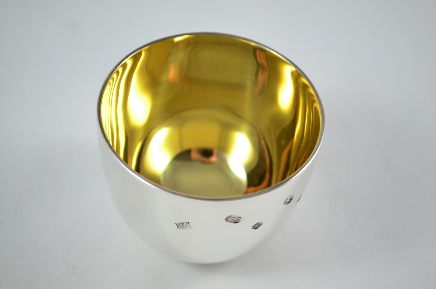 A Pair of Sterling Silver Heavy Gauge Tumble Cup JUBILEE MARK Hallmarked 2023 - Image 4