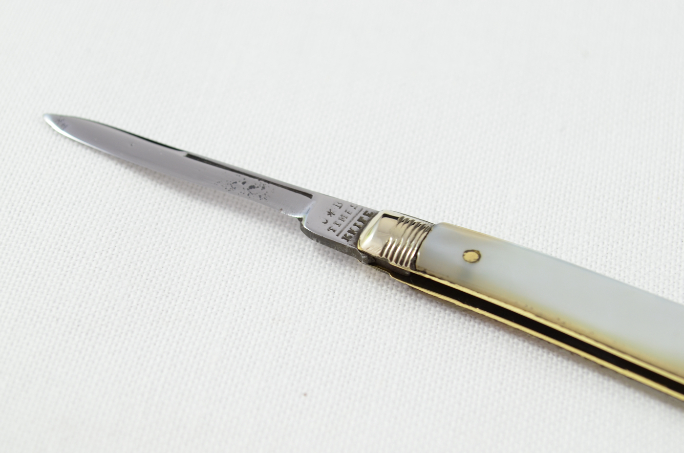 J.B Times Quill Knife With Mother Of Pearl Scales - Image 5