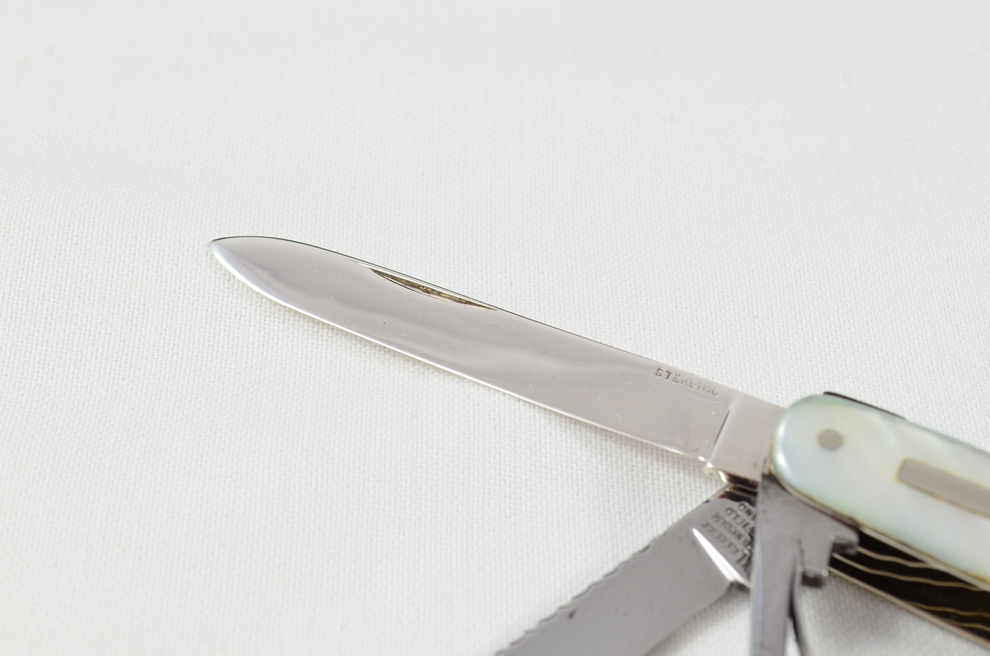 Ultra Rare IXL Wostenholme Mother of Pearl Handled 6 Piece Pen Knife Sheffield c.1940 - Image 2