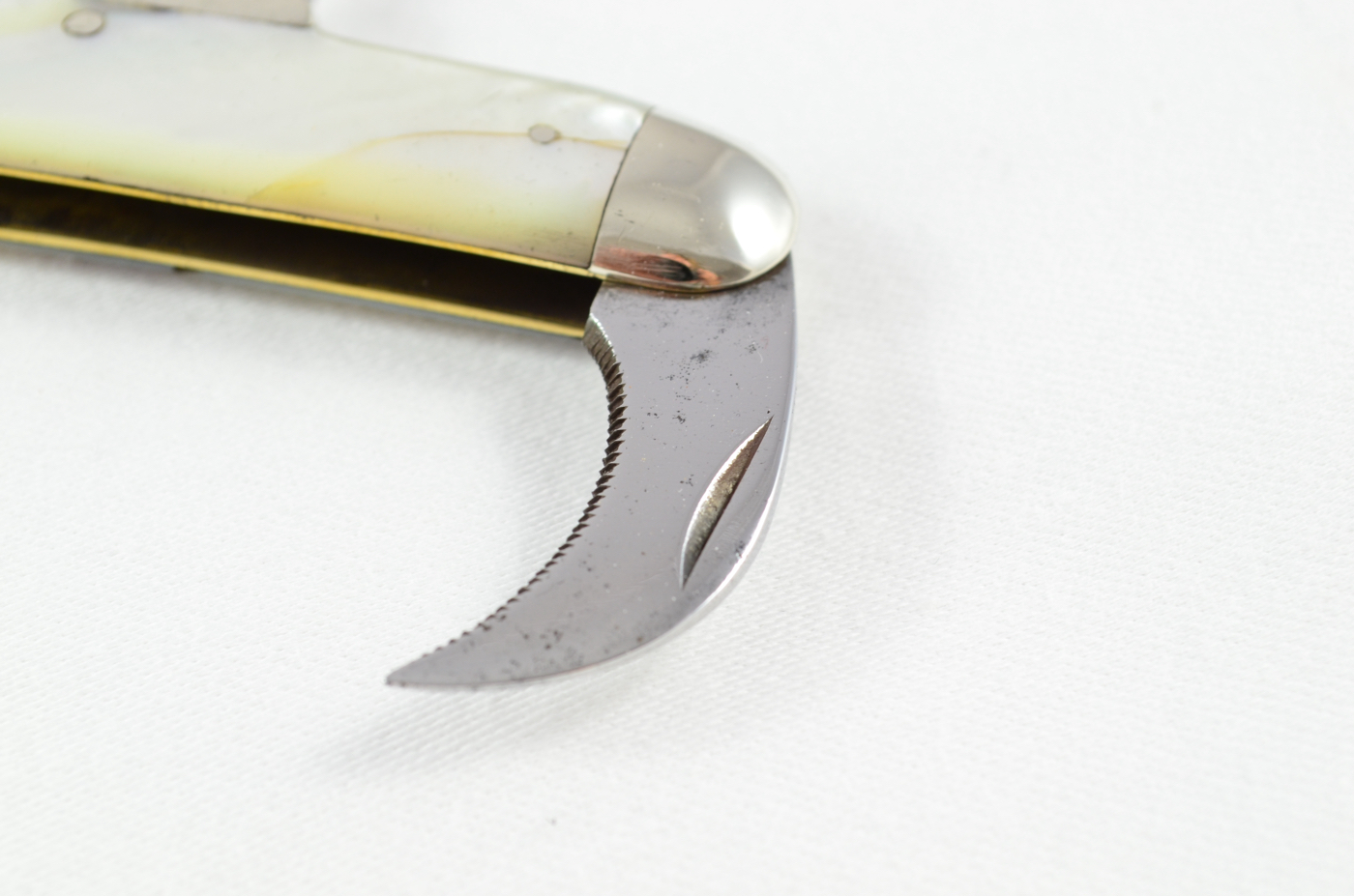 IXL Wostenholme Mother of Pearl Handled Champagne Knife Sheffield - Image 5