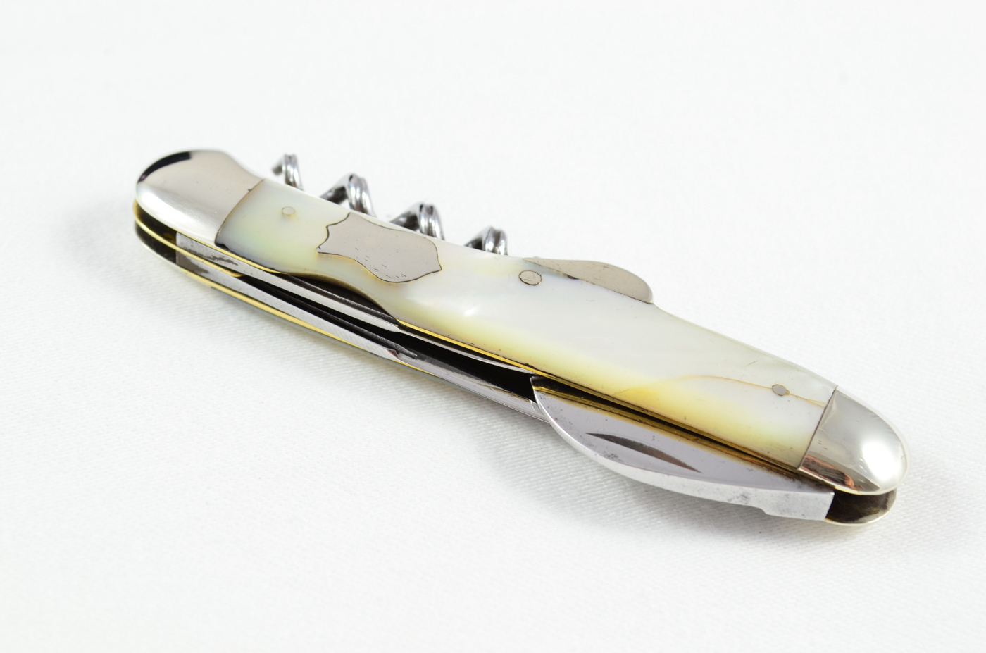 IXL Wostenholme Mother of Pearl Handled Champagne Knife Sheffield - Image 9