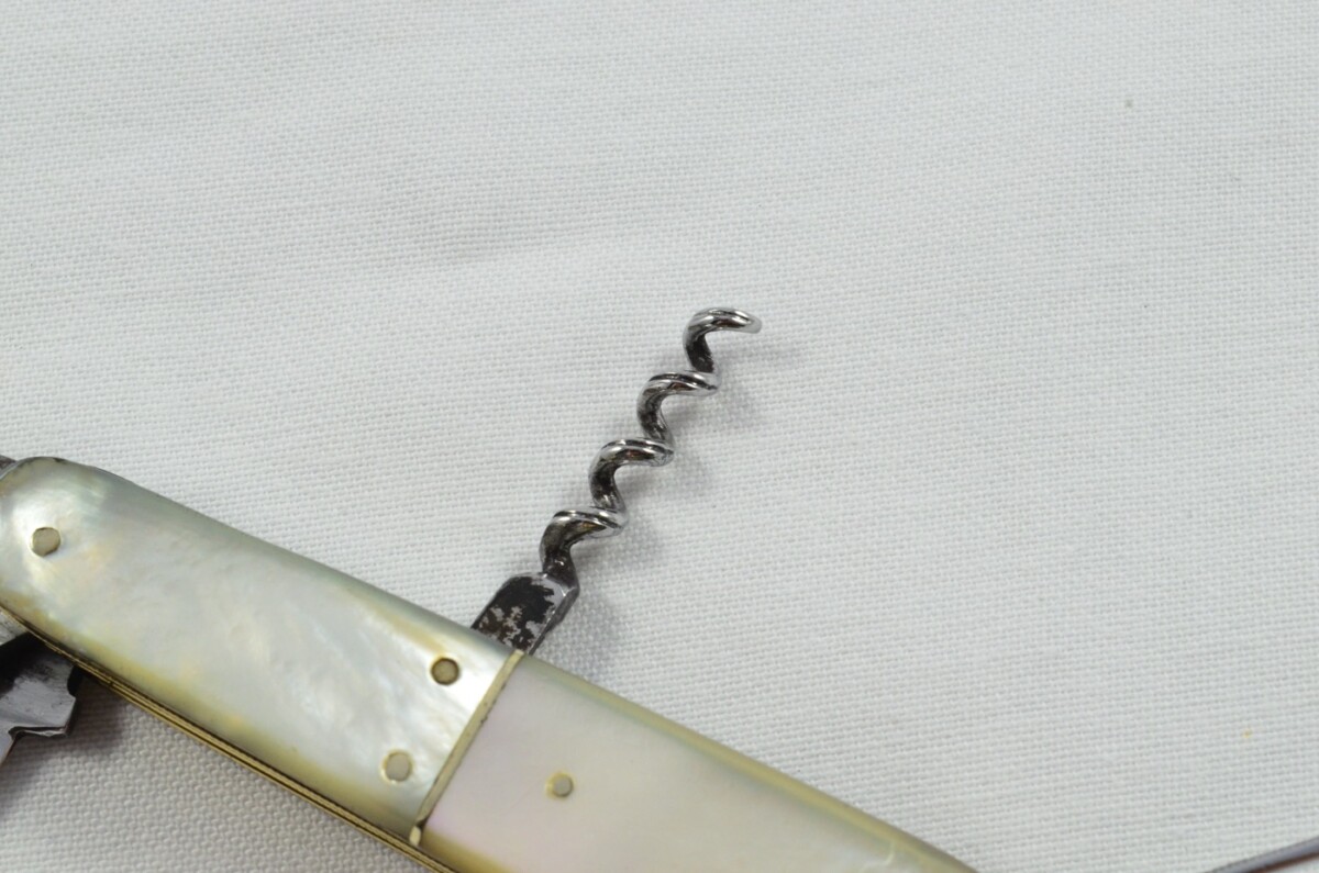 Antique 5 Piece Hand Restored Mother Of Pearl Pen/Pocket Knife c1900 - Giersch - Germany - Image 3