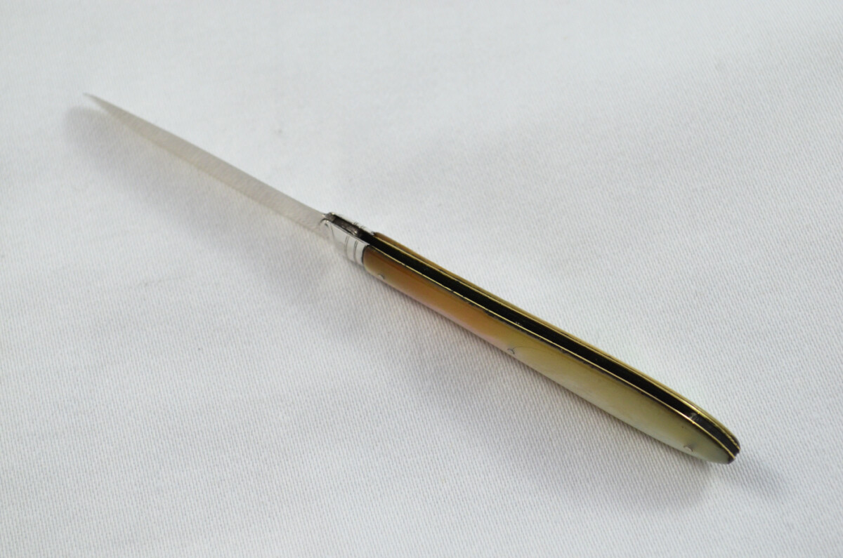 Sheffield Thomas Marples Solid Silver Bladed Mother Of Pearl Scaled Pen/Fruit Knife 1806 - Image 6