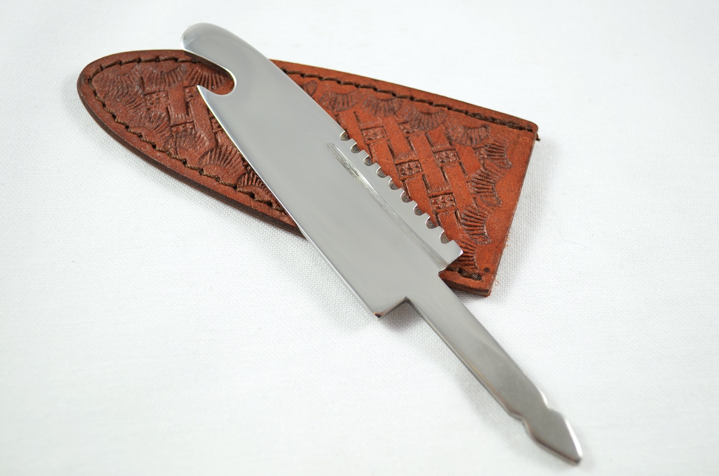 New Carbon Steel Sgian Dubh Bottle Opener Blank Blade Made in Sheffield England