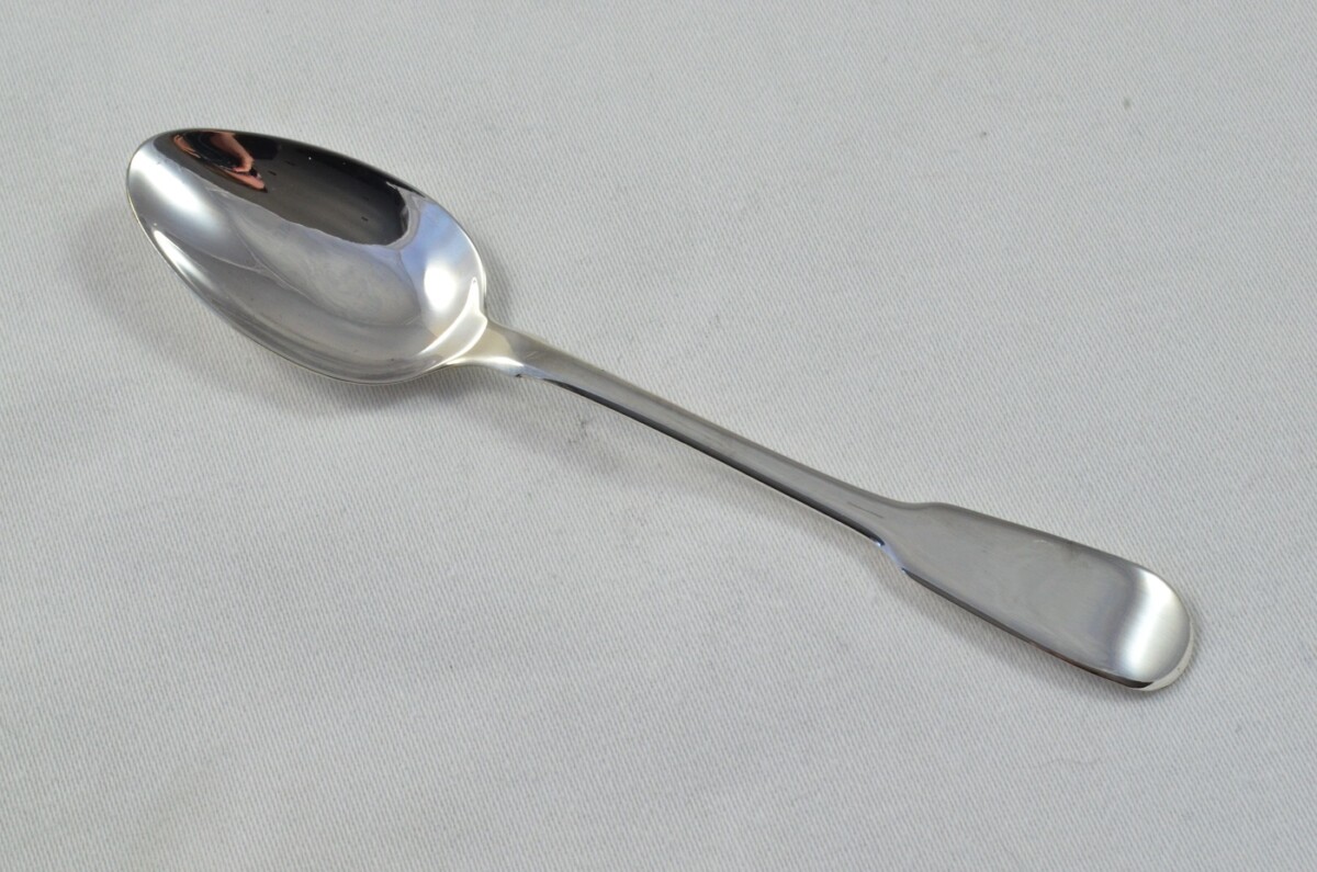 London Solid Silver Antique Christening Spoon - Old English Fiddle Pattern - Made in 1798 - Presentation Case - Image 4
