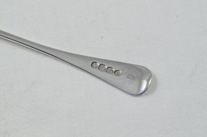 London Solid Silver Antique Christening Spoon - Old English Pattern - Made in 1821 - Presentation Case - Image 3