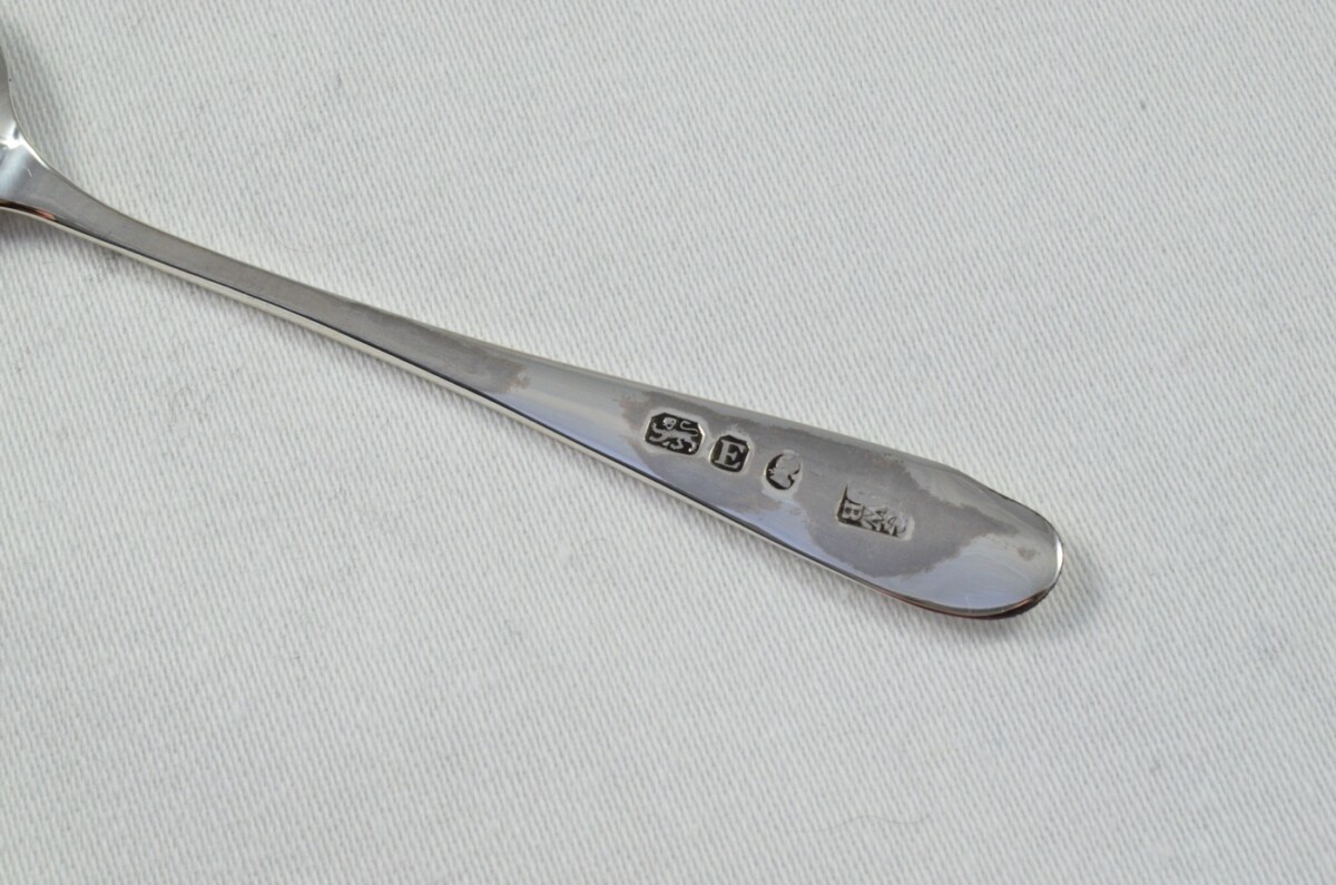 Sheffield Solid Silver Antique Christening Spoon - Old English Pattern - Made in 1799 - Presentation Case - Image 3