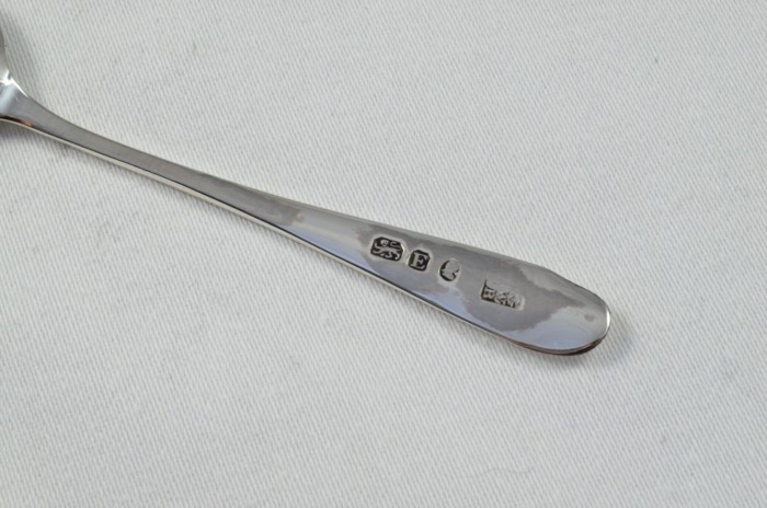Sheffield Solid Silver Antique Christening Spoon - Old English Pattern - Made in 1799 - Presentation Case - Image 3