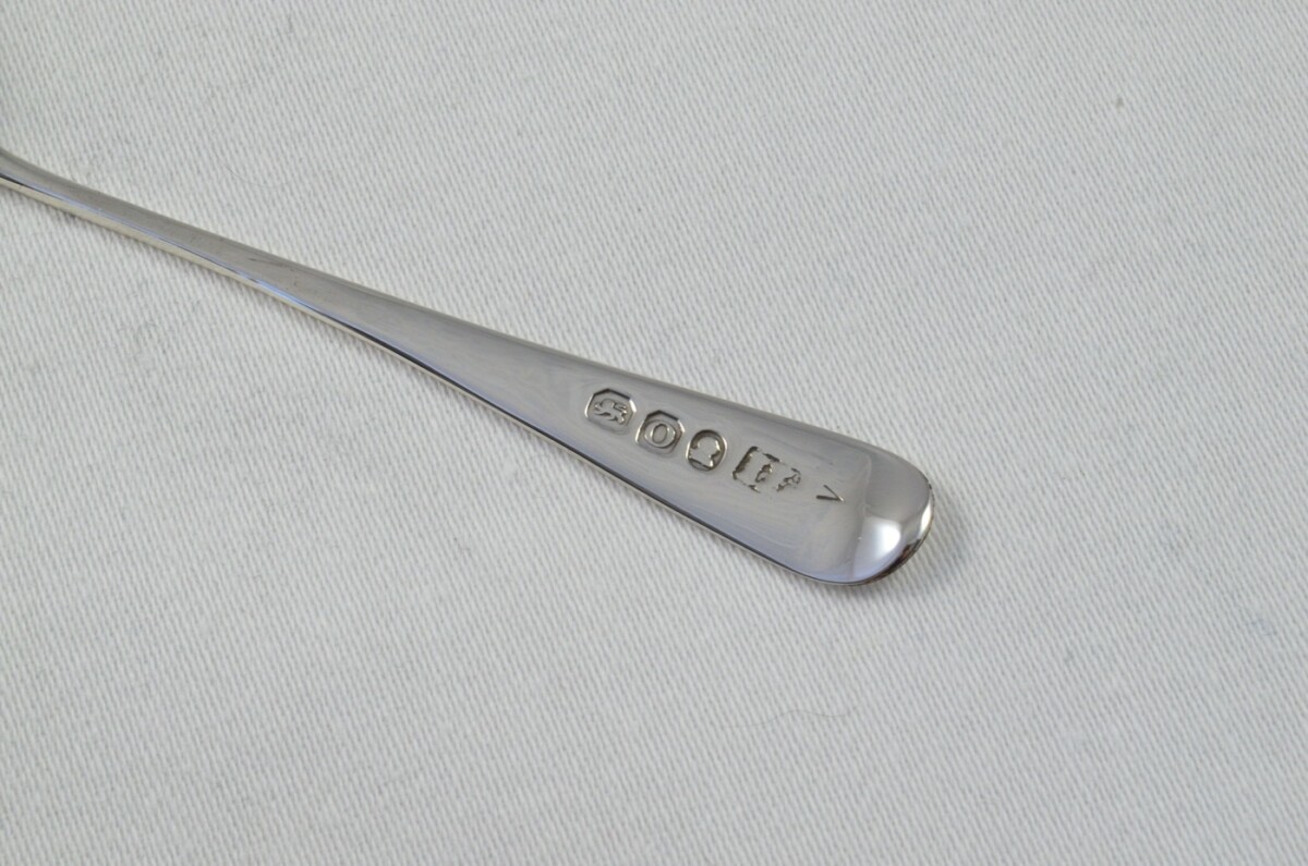 London Solid Silver Antique Christening Spoon - Old English Pattern - Made in 1809 - Presentation Case - Image 3