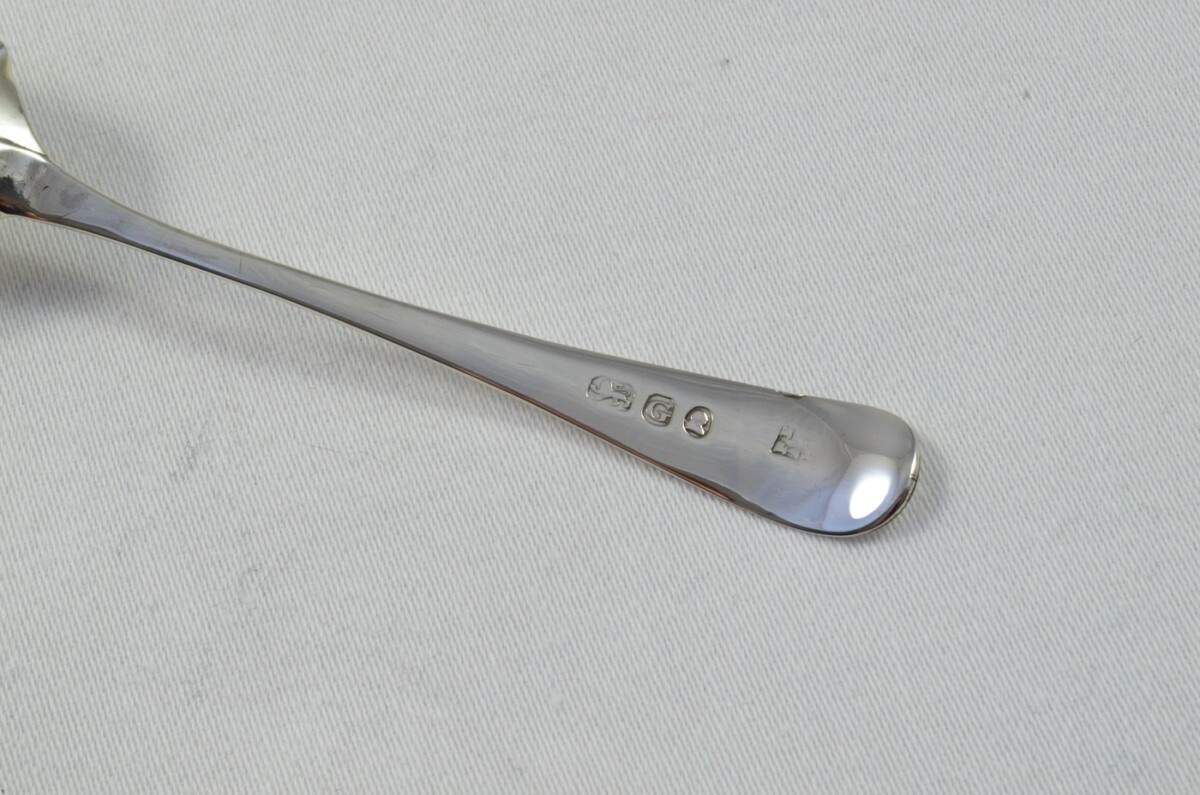 Bateman London Solid Silver Antique Christening Spoon - Old English Pattern - Made in 1802 - Presentation Case - Image 3