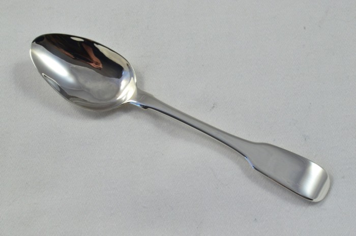 William Bateman London Solid Silver Antique Christening Spoon - Old English Fiddle Pattern - Made in 1824 - Presentation Case - Image 4
