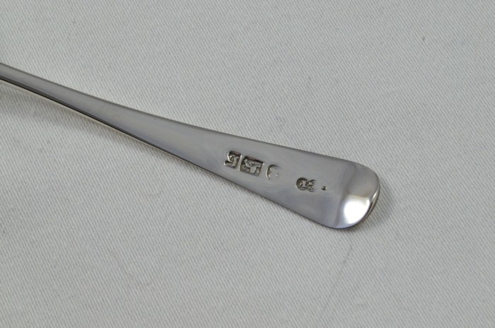 Sheffield Solid Silver Antique Christening Spoon - Old English Pattern - Made in 1825 - Presentation Case - Image 3