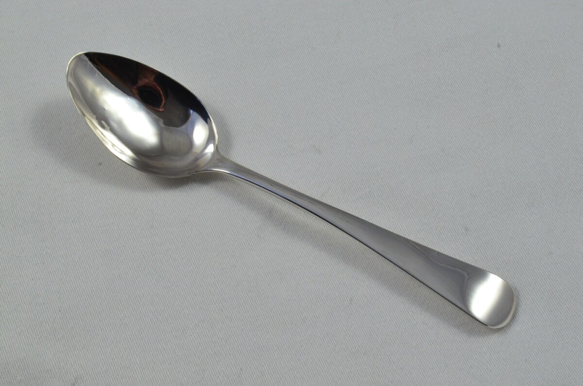 Sheffield Solid Silver Antique Christening Spoon - Old English Pattern - Made in 1825 - Presentation Case - Image 4
