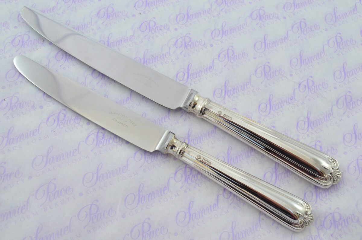 JESMOND PATTERN 12 DINNER & 12 DESSERT KNIVES STERLING SILVER 1982 IMMACULATE CONDITION - Image 6