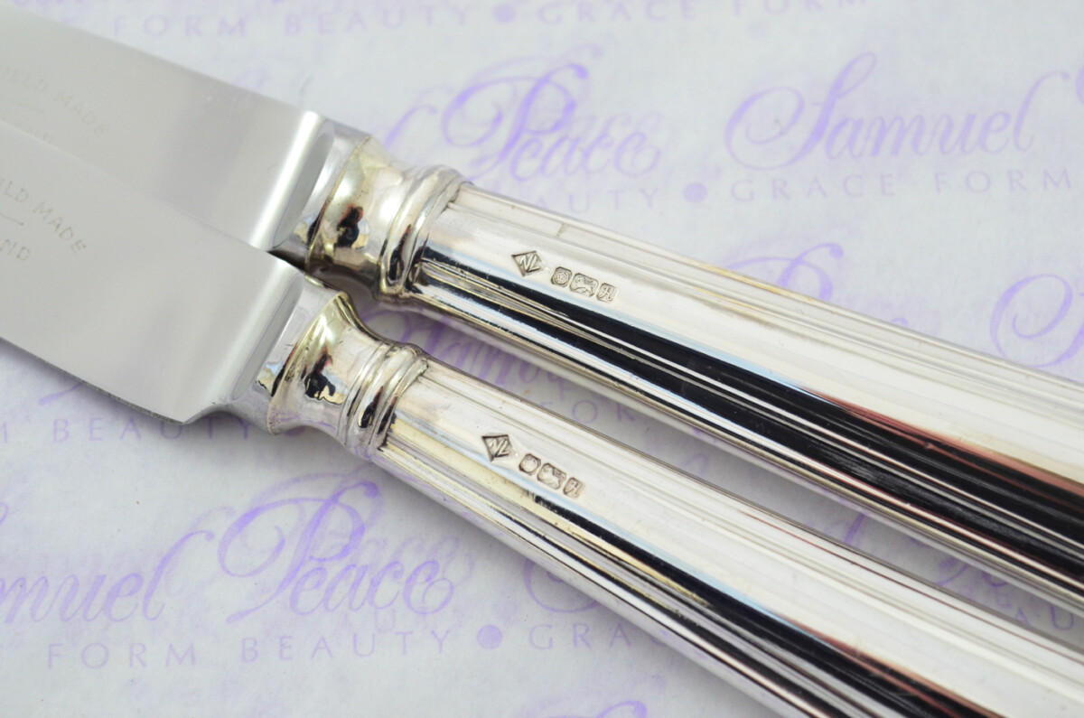 JESMOND PATTERN 12 DINNER & 12 DESSERT KNIVES STERLING SILVER 1982 IMMACULATE CONDITION - Image 8