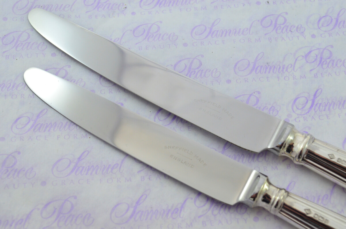 JESMOND PATTERN 12 DINNER & 12 DESSERT KNIVES STERLING SILVER 1982 IMMACULATE CONDITION - Image 9
