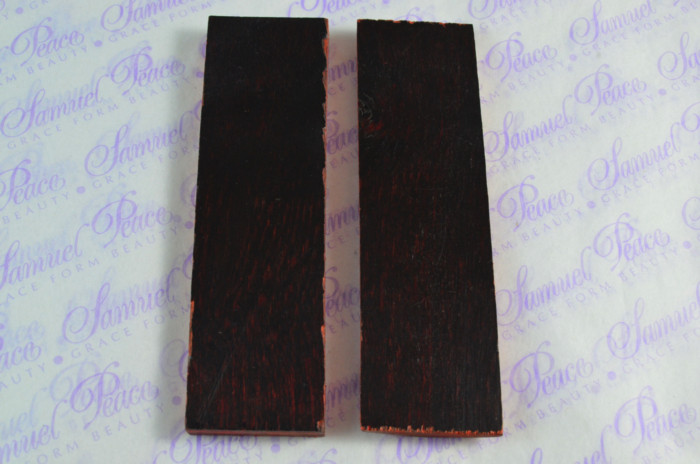 Pair of Wildfire Colour Laminated Wood Knife Scales Knife Making Parts Wood Blanks - Image 2