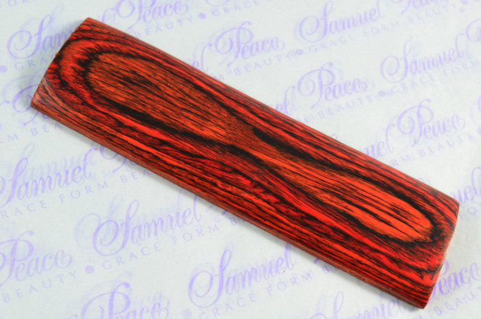 Pair of Wildfire Colour Laminated Wood Knife Scales Knife Making Parts Wood Blanks - Image 3