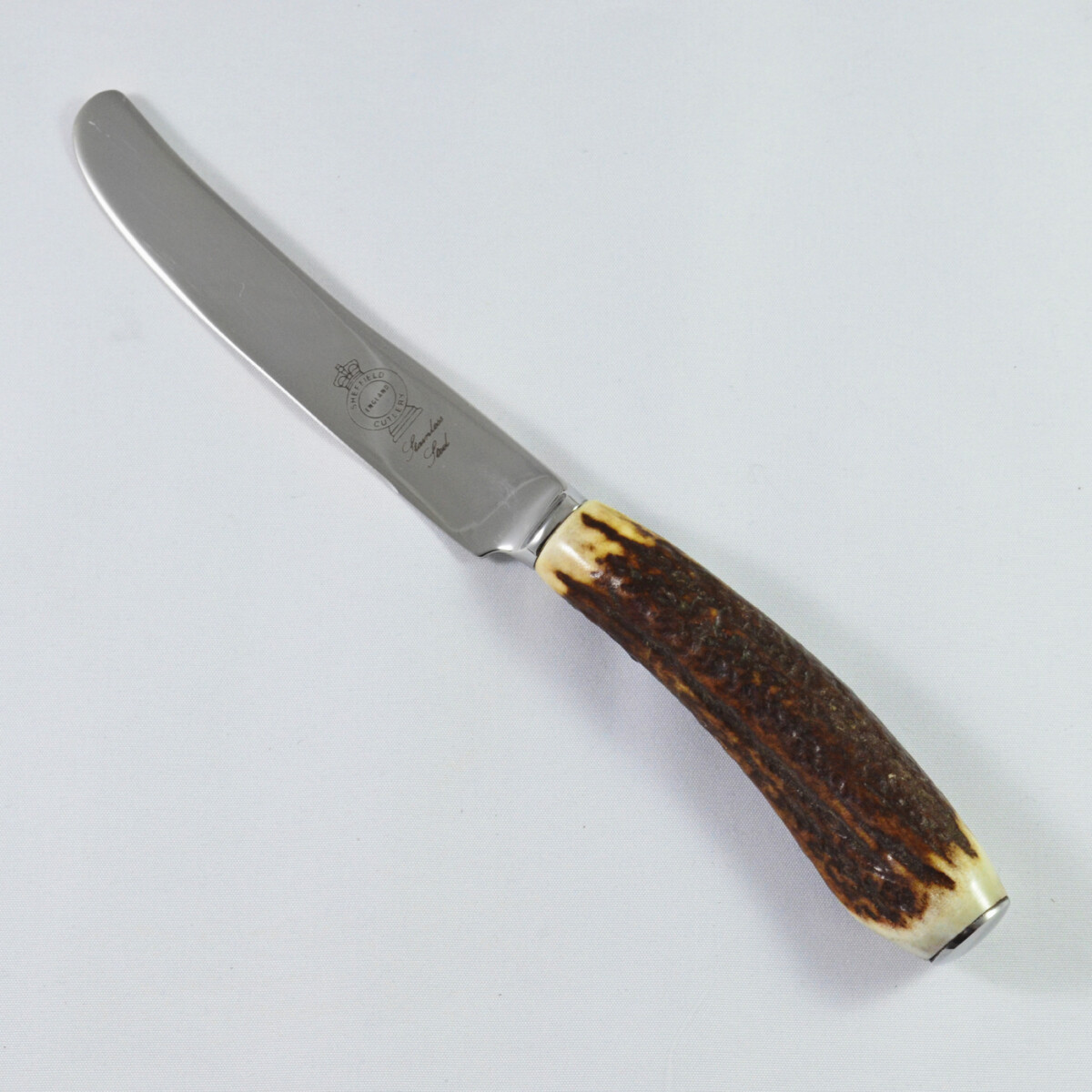 A Genuine Stag Handled Salad Knife