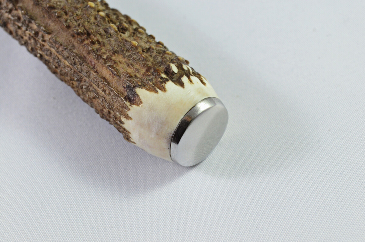 A Genuine Stag Handled Dessert Spoon - Image 5