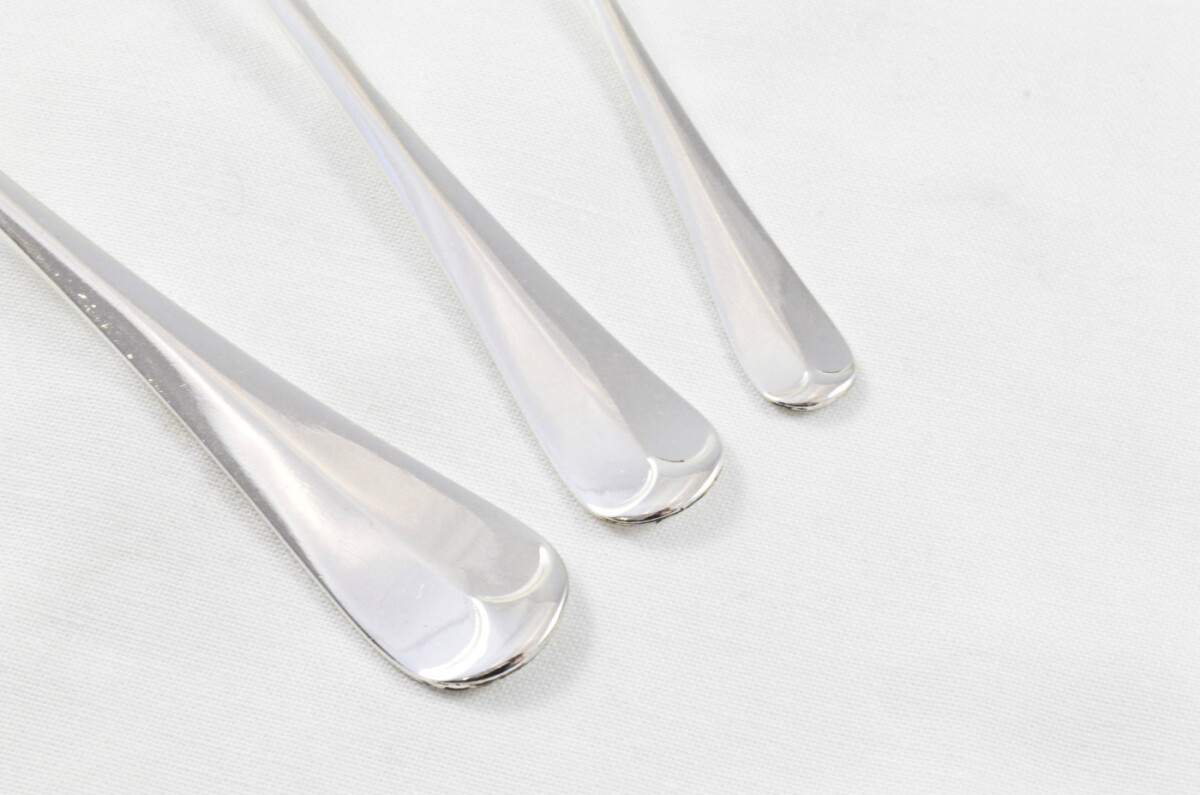 Antique Beautiful James Dixon & Sons Sheffield Canteen of Cutlery - Rattail Silver Plated & Cream Handled - 41 Pieces - Image 9