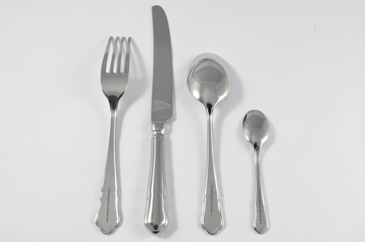 New Dubarry Pattern 4 Piece place Setting Made in Sheffield England Stainless Steel Cutlery - Image 2