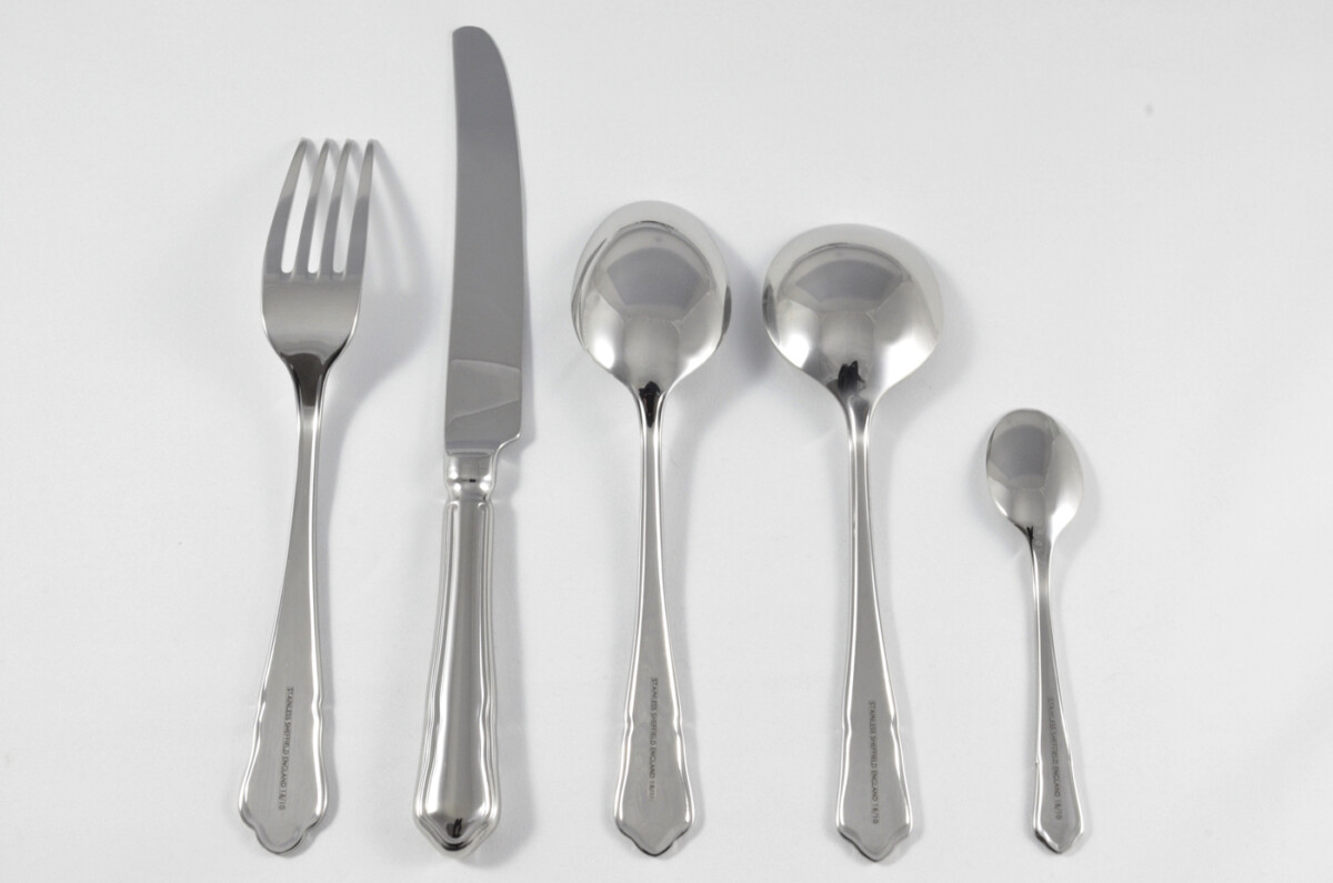 New Dubarry Pattern 5 Piece place Setting Made in Sheffield England Stainless Steel Cutlery - Image 2