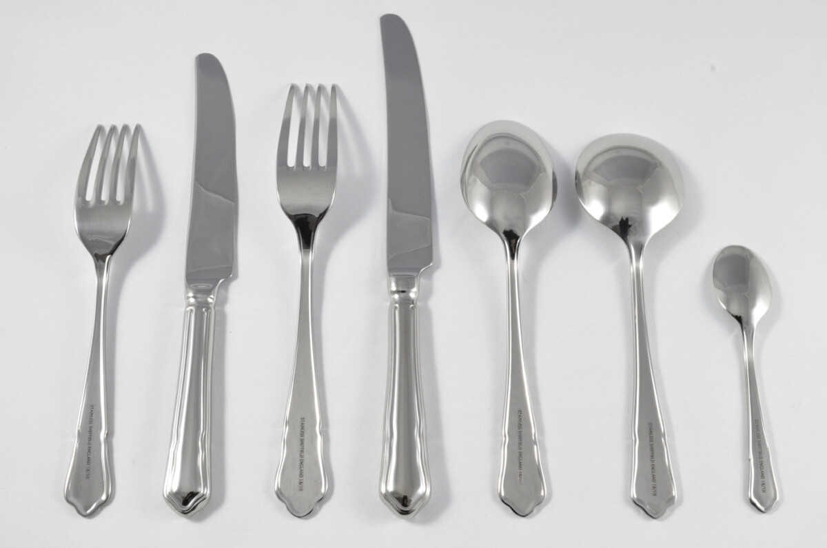 New Dubarry Pattern 7 Piece place Setting Made in Sheffield England Stainless Steel Cutlery - Image 2