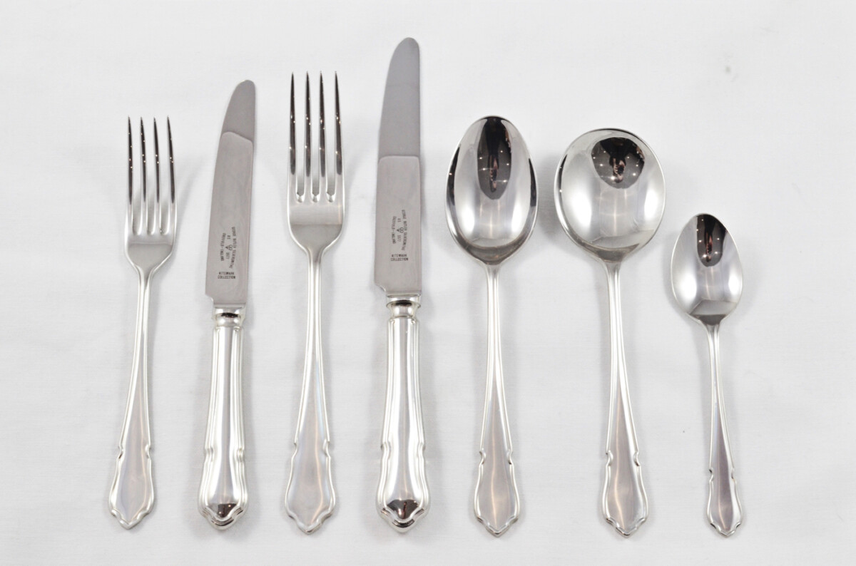 Modern Dubarry Pattern George Butler & Co Sheffield 5x 7 Piece Place Settings - Stainless Steel - 40 Pieces - Image 2