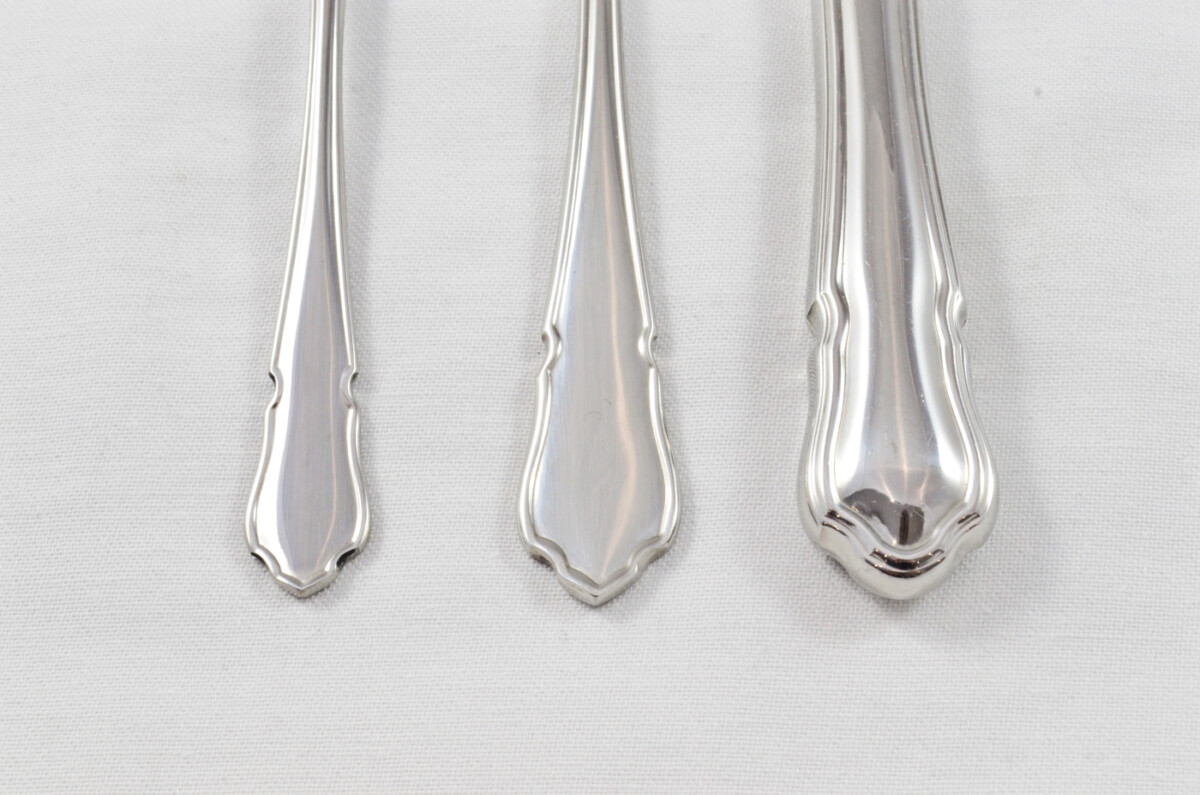 Modern Dubarry Pattern George Butler & Co Sheffield 5x 7 Piece Place Settings - Stainless Steel - 40 Pieces - Image 4