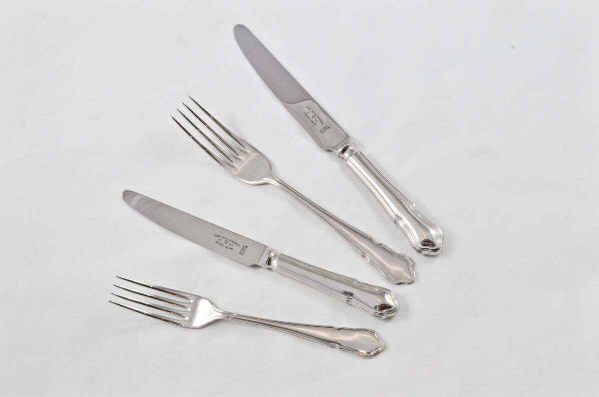 Modern Dubarry Pattern George Butler & Co Sheffield 5x 7 Piece Place Settings - Stainless Steel - 40 Pieces - Image 5
