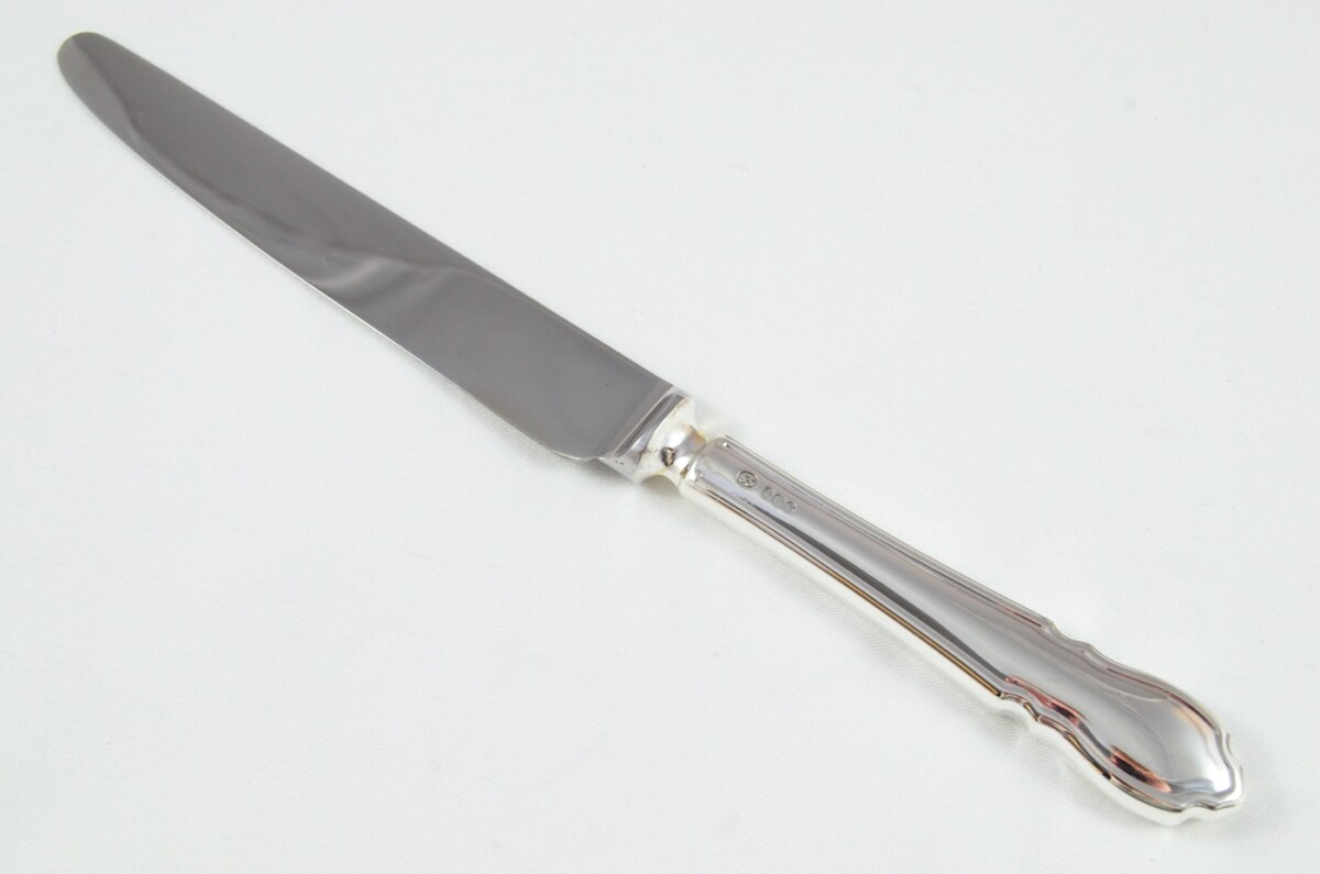 1966 Sterling Silver Dubarry Sheffield 6 Dinner Knives S.S - Image 3