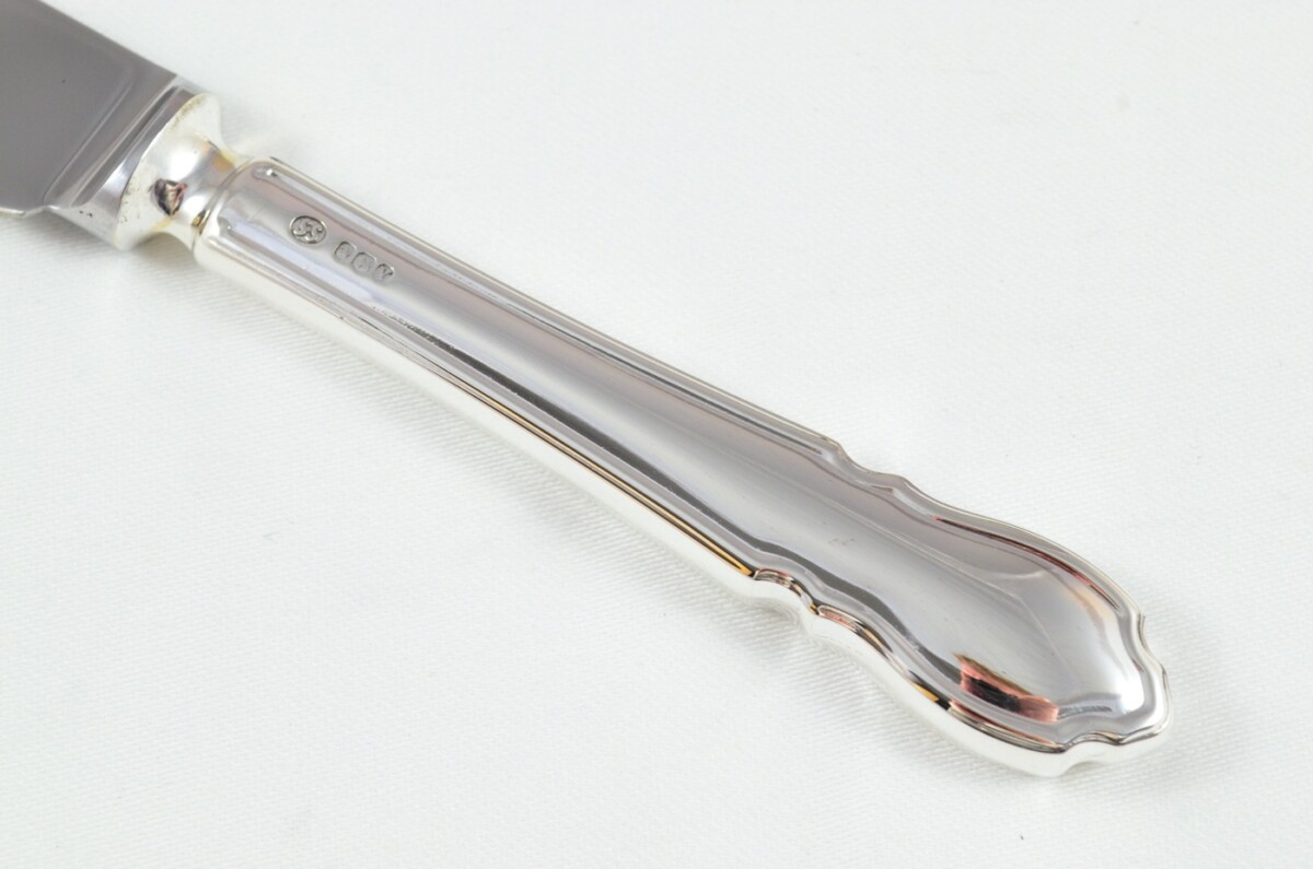 1966 Sterling Silver Dubarry Sheffield 6 Dinner Knives S.S - Image 4