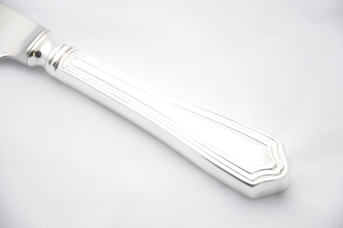 Chester Pattern Silver Plated Wedding Cake Knife Gift Boxed - Image 2