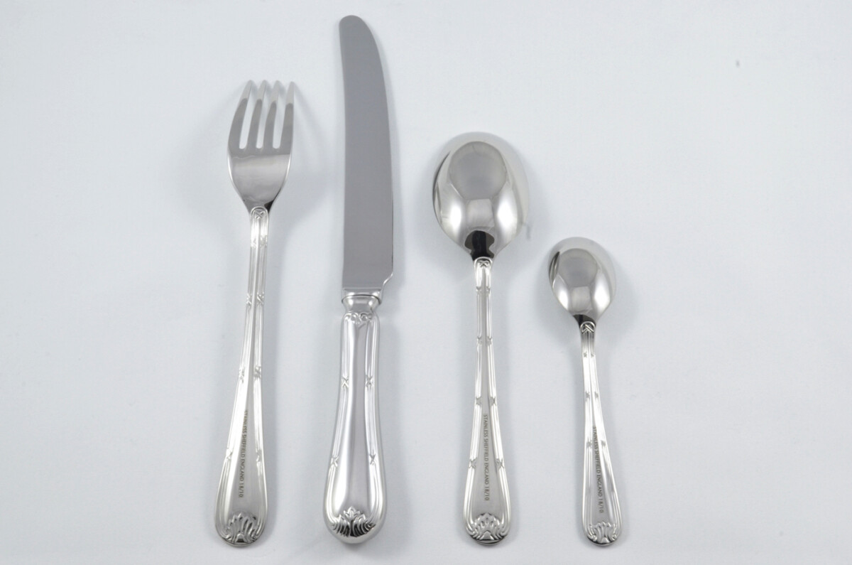 New Empire Pattern 4 Piece place Setting Made in Sheffield England Stainless Steel Cutlery - Image 2