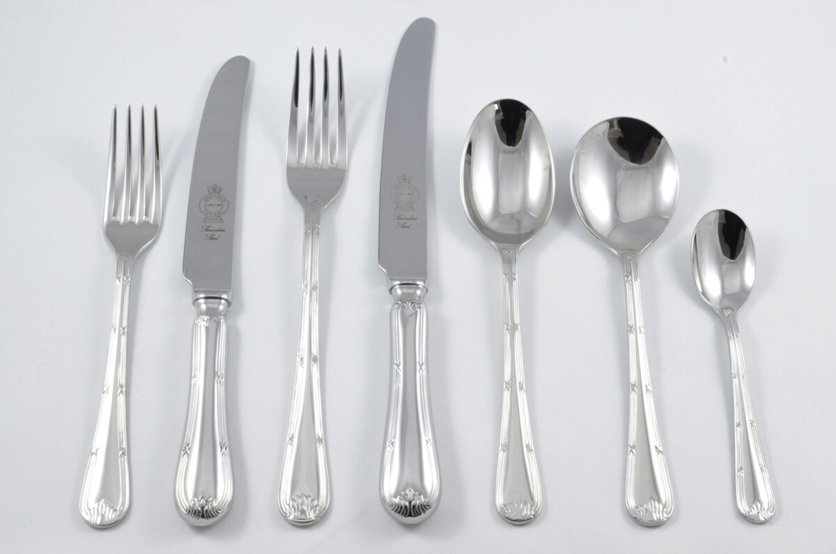 New Empire Pattern 7 Piece place Setting Made in Sheffield England Stainless Steel Cutlery