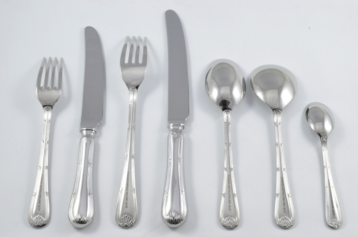 New Empire Pattern 7 Piece place Setting Made in Sheffield England Stainless Steel Cutlery - Image 2