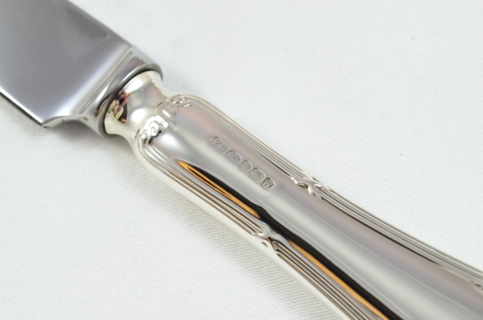 2021 Sterling Silver Empire Pattern Sheffield 12 Dinner Knives Yates Brothers - Image 5