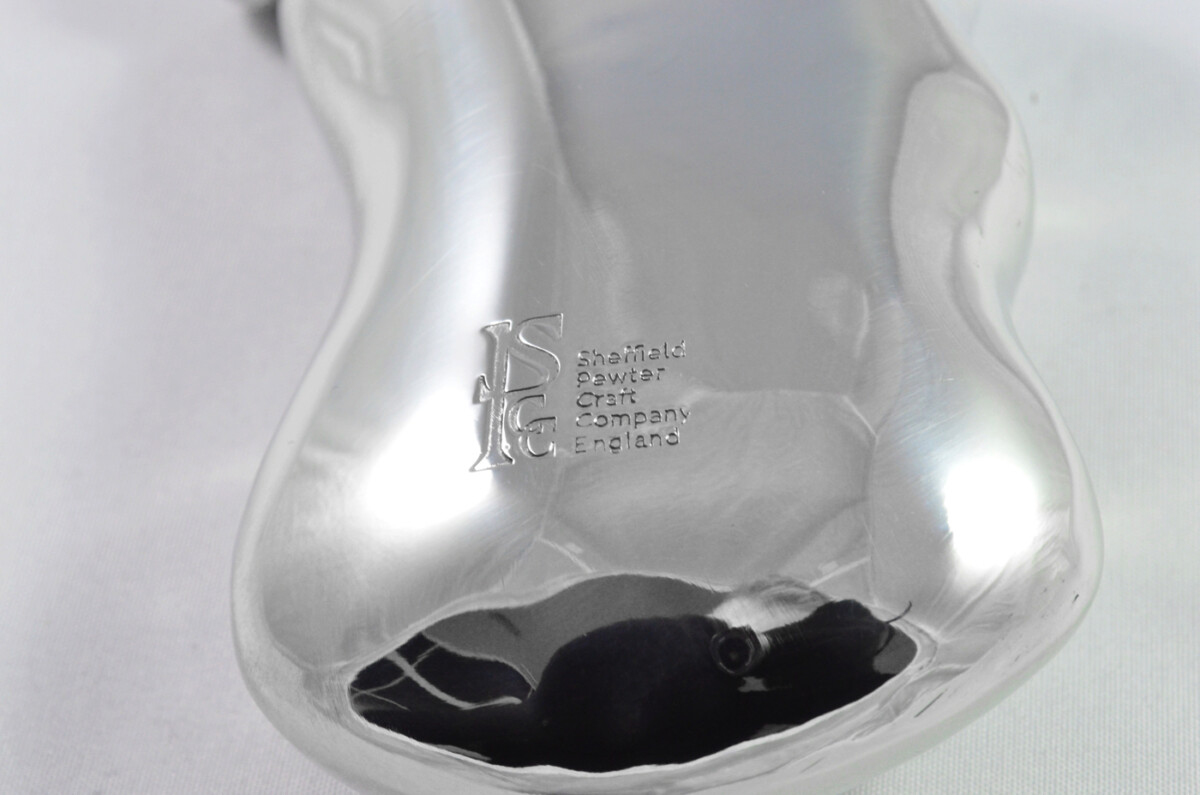 Brand New Pewter 4oz Hip Flask "The Grip!" Bespoke Handmade in Sheffield England - Image 7