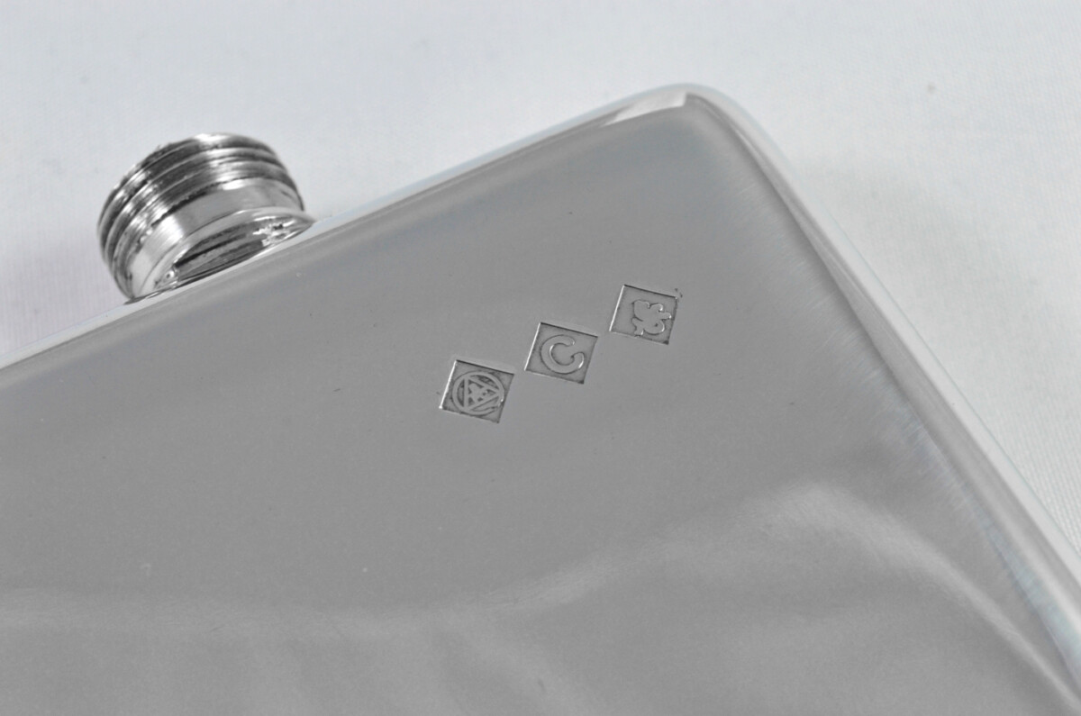 Brand New Pewter 5oz Traditional/Retro Hip Flask Bespoke Handmade in Sheffield England FREE ENGRAVING - Image 6
