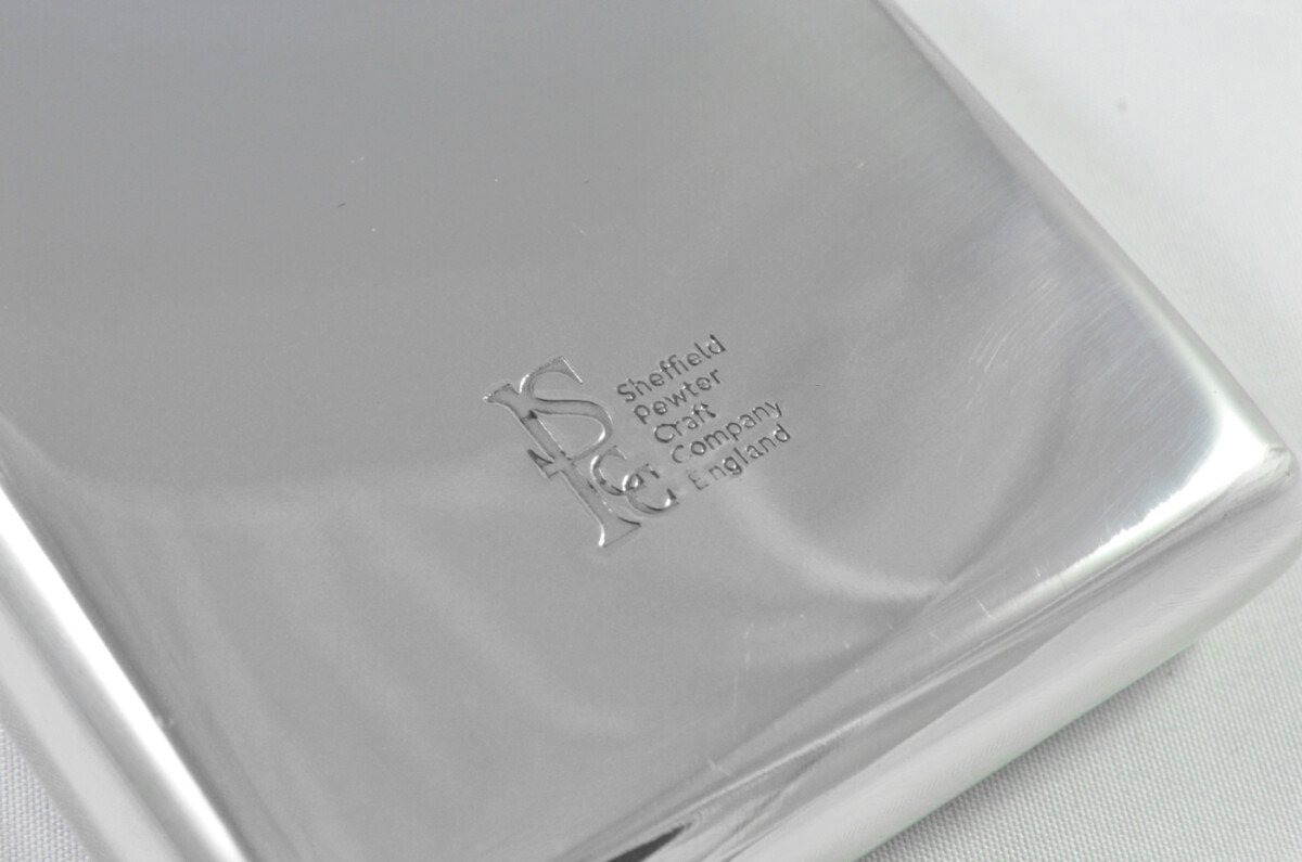 Brand New Pewter 5oz Traditional/Retro Hip Flask Bespoke Handmade in Sheffield England FREE ENGRAVING - Image 7
