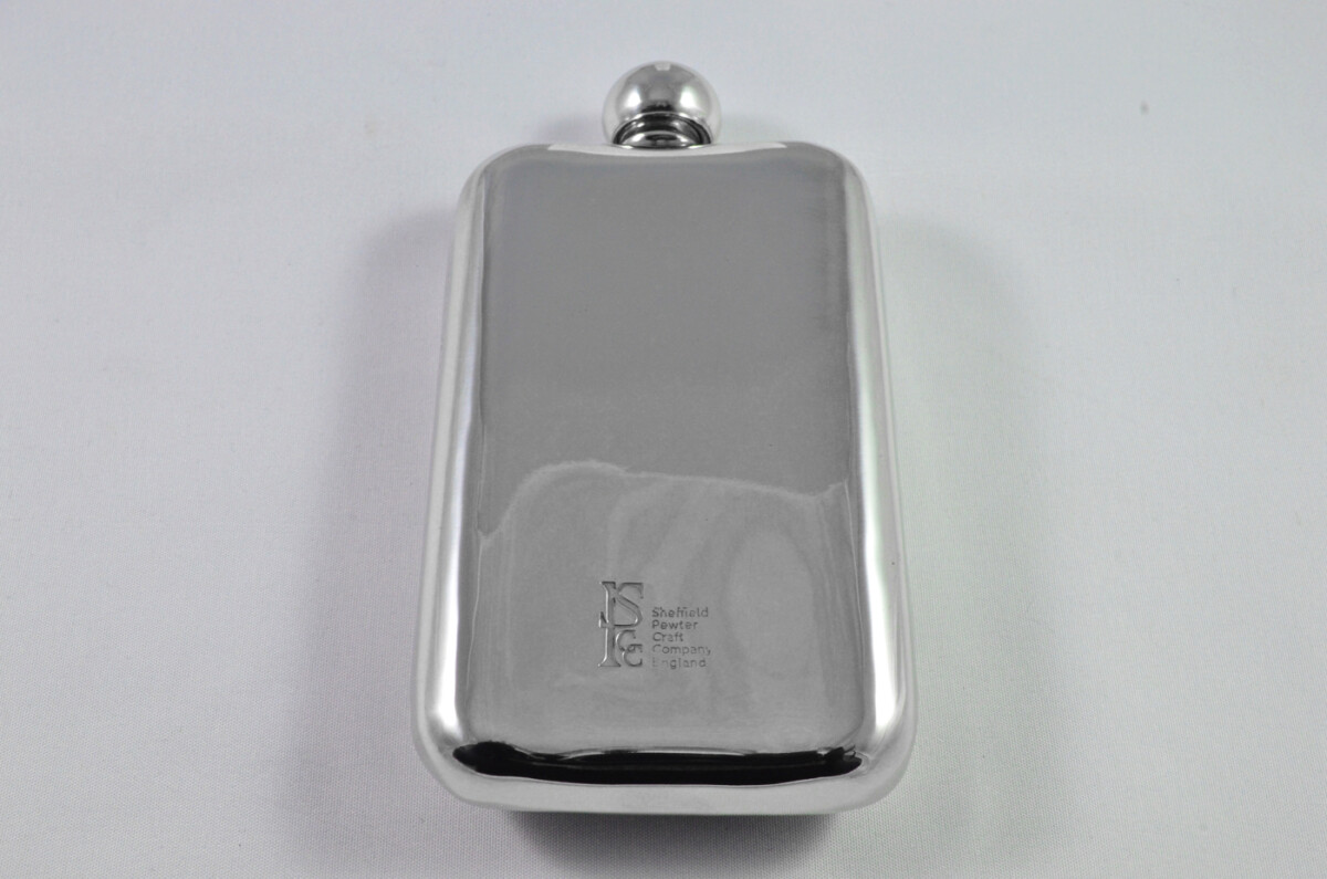 Brand New Pewter 6oz Monarch of the Glen Hip Flask Bespoke Handmade in Sheffield England - Image 7