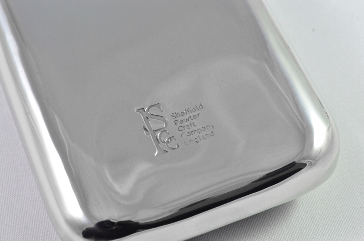 Brand New Pewter 6oz Monarch of the Glen Hip Flask Bespoke Handmade in Sheffield England - Image 6