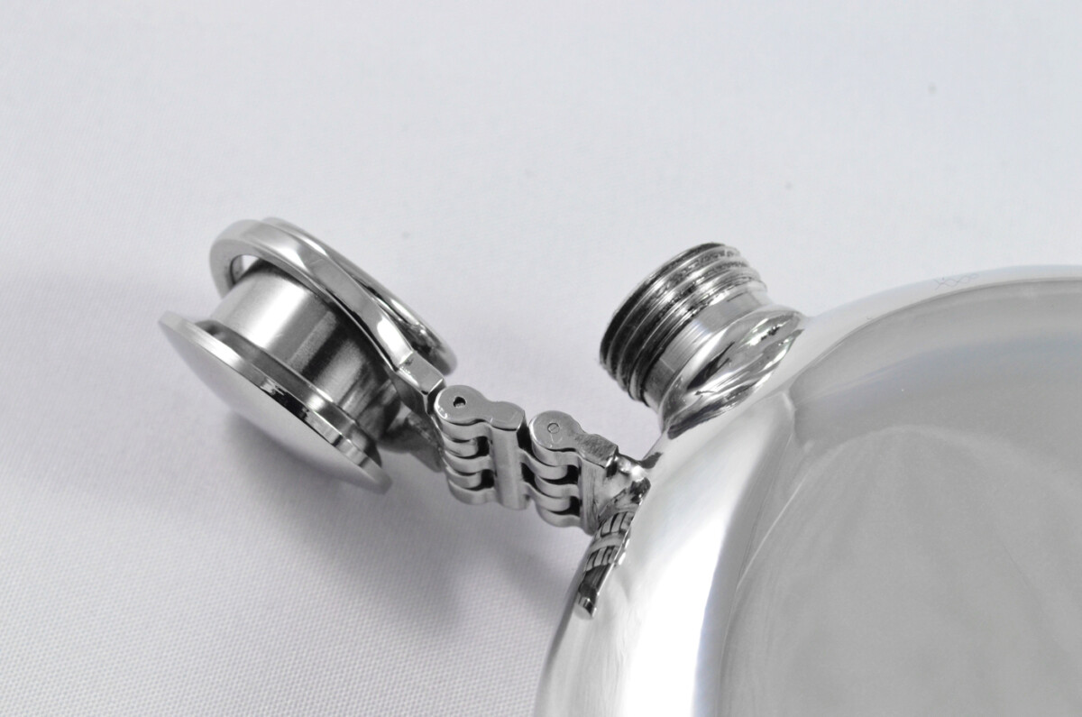 Brand New Pewter 6.5oz Scottish Thistle Hip Flask Bespoke Handmade in Sheffield England - Image 7