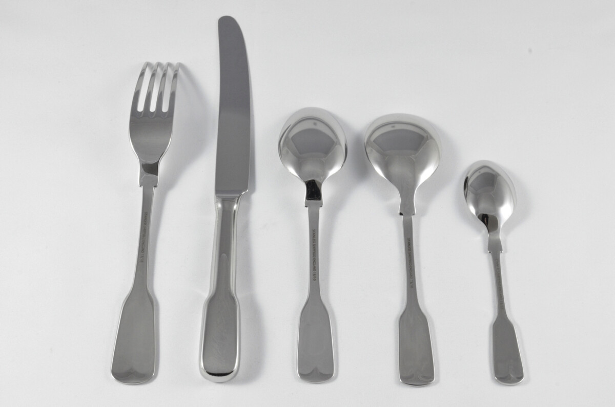 New Old English Fiddle Pattern 5 Piece place Setting Made in Sheffield England Stainless Steel Cutlery - Image 2